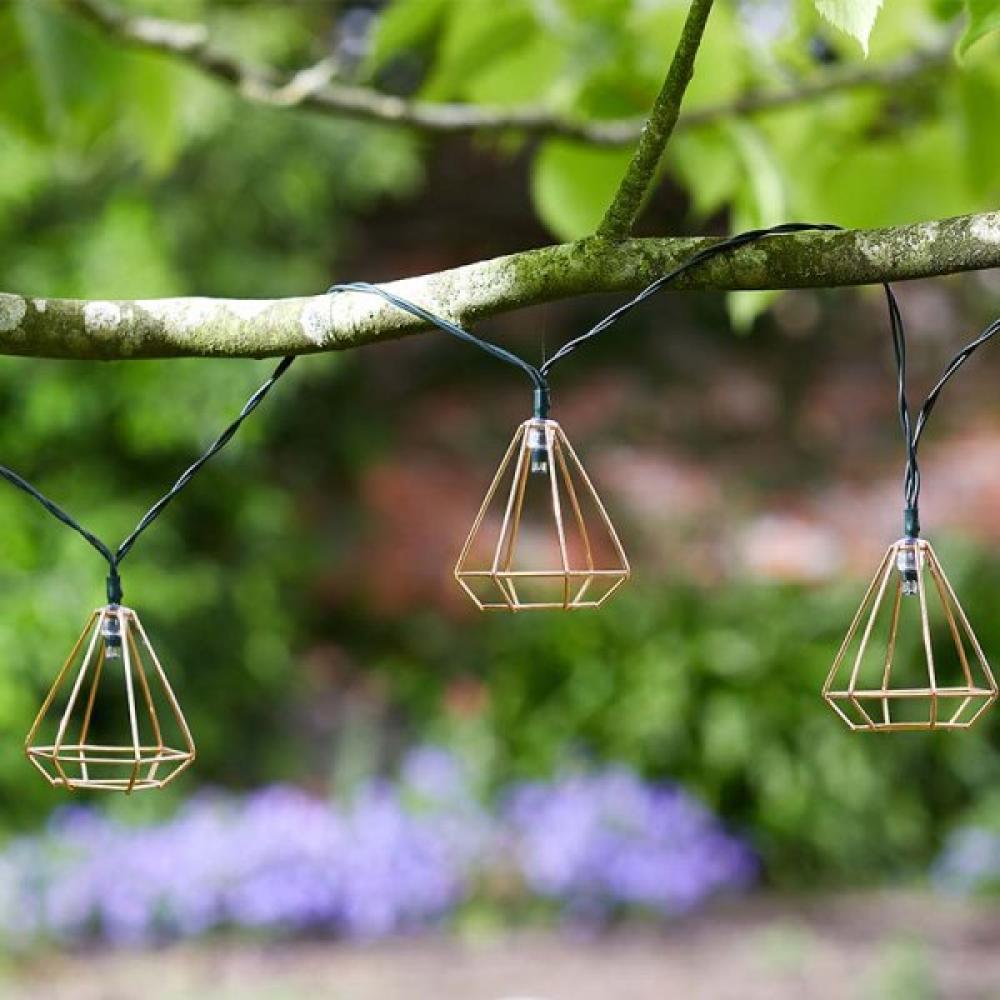 Solar-Lichterkette "Geo String Lights" | 10 LEDs | 3,80 m